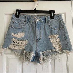 Pacsun Distressed Denim Shorts